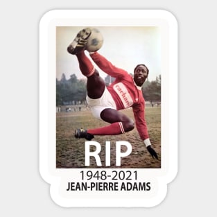 RIP Jean Pierre Adams 1948-2021 Sticker